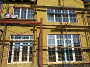 Встановлення пластикових вікон із п'ятикамерного профілю "Rehau70" зі шпросами білого кольору в новозбудованому будинку
